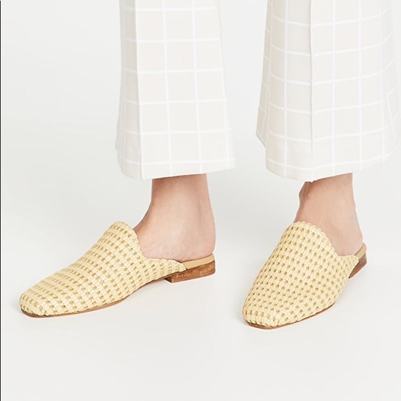 Kaanas x Jessie James Decker Mustique Mules Women size 9 Tan Low Heel Sandal - Picture 2 of 10